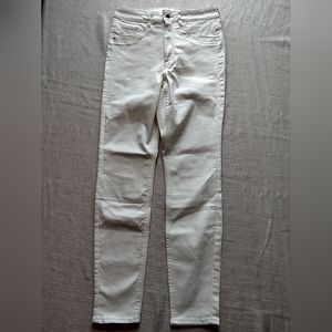 H&M White Denim Skinny Jeggings Jeans Women's Size 6